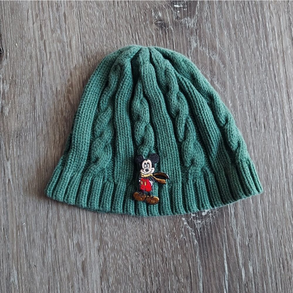 Disney Store Mickey Mouse Cable Knit Beanie XS